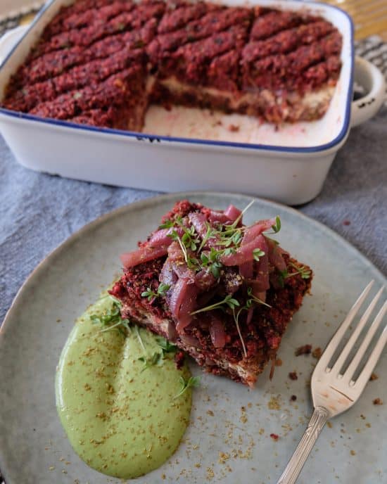 VEGGIE KIBBEH with Caramelized Onions