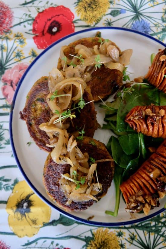 Carrot Black Eyed Pea Falafel 