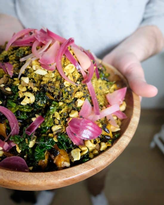 Black Rice Spiced Warm Salad