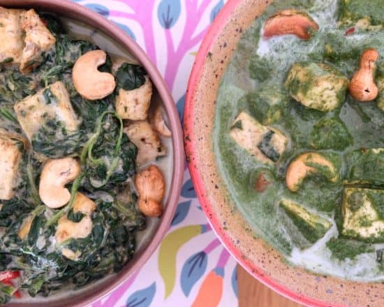 Plant Palak Paneer