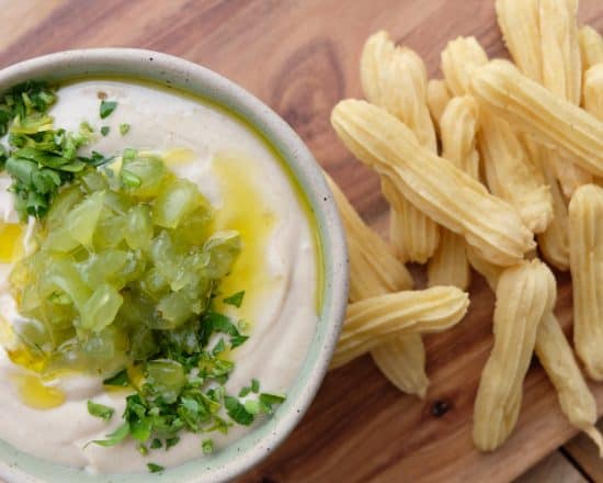 Ajo Blanco Dip & Savoury Churros 