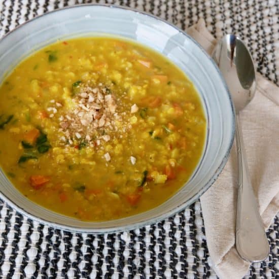 Clementine and Carrot Lentil Soup 